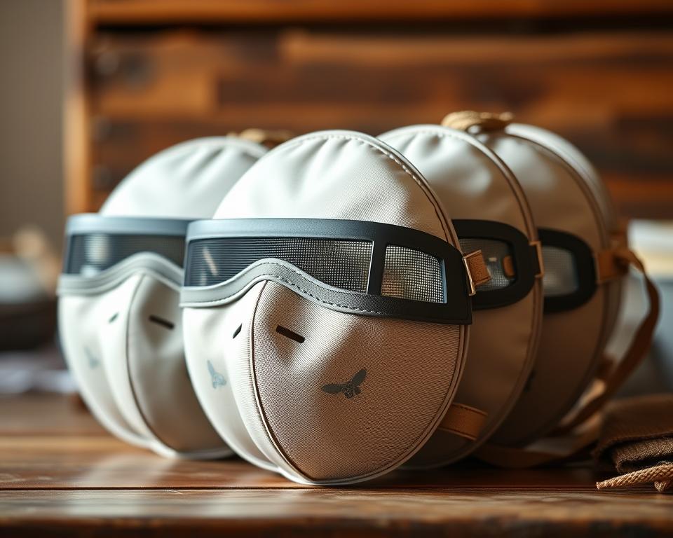 6 máscaras anti-pólen para apicultores iniciantes