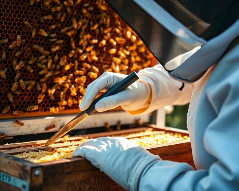 Como extrair própolis sem danificar a colmeia