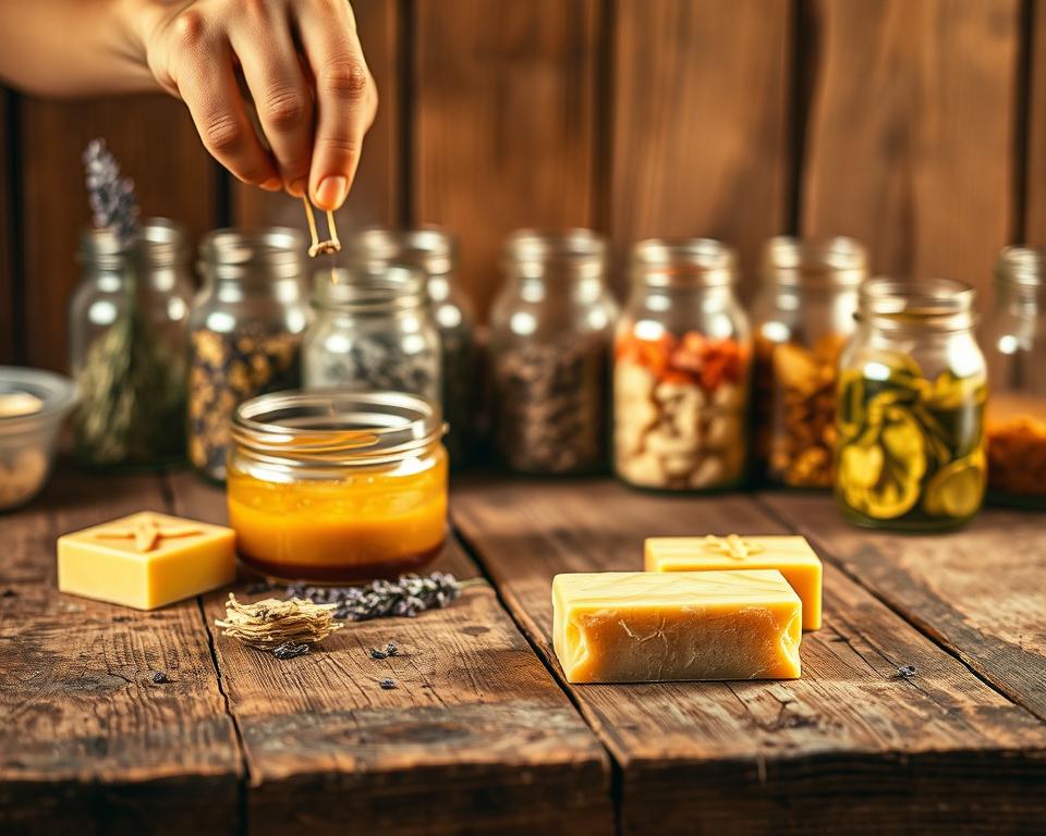 Como fazer sabão artesanal com cera de abelha