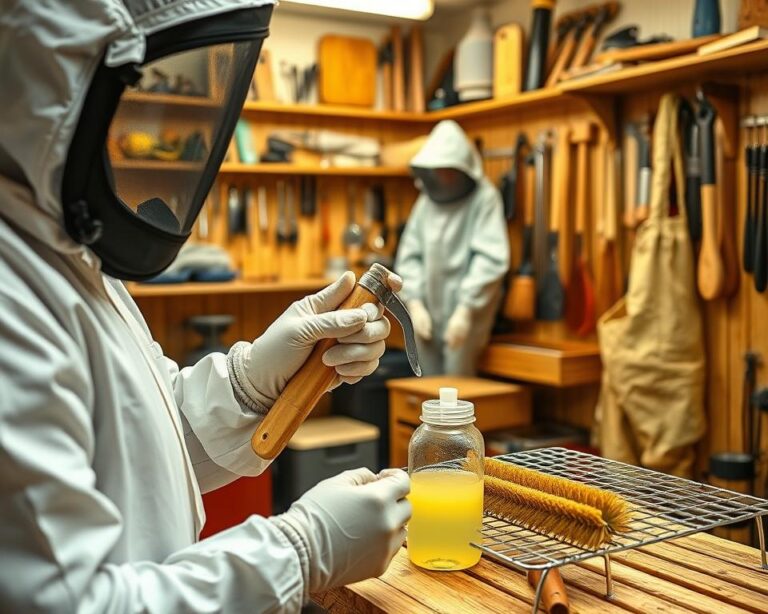 Como higienizar suas ferramentas apícolas corretamente