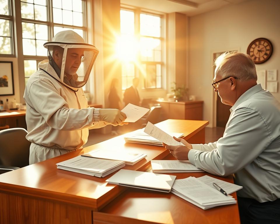 Como registrar seu apiário na prefeitura local