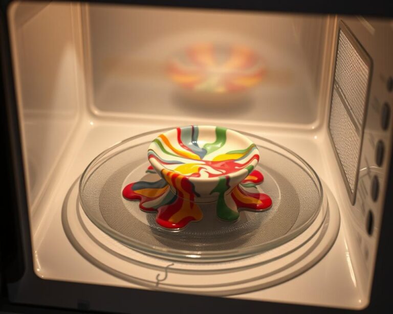 Derretimento de cera em micro-ondas seguro