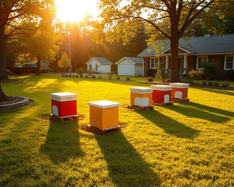 Distância mínima obrigatória das colmeias em áreas residenciais