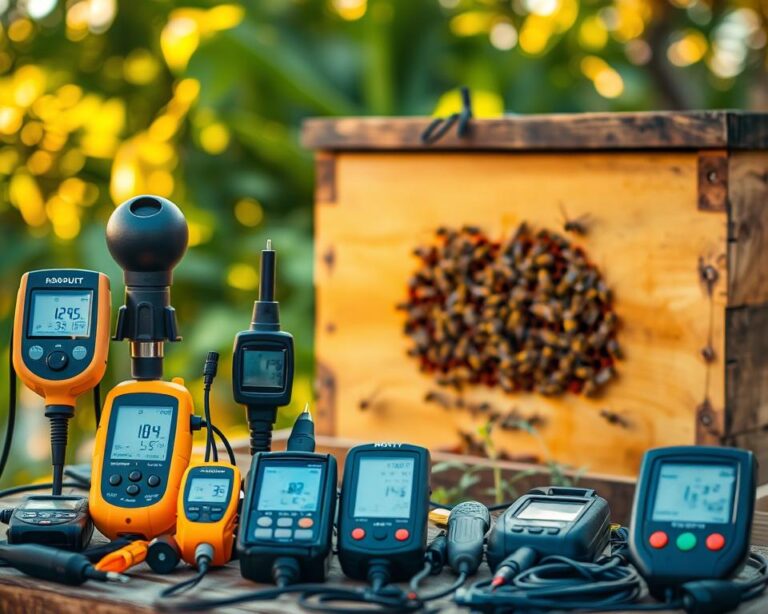 Equipamentos portáteis para medir saúde da colmeia