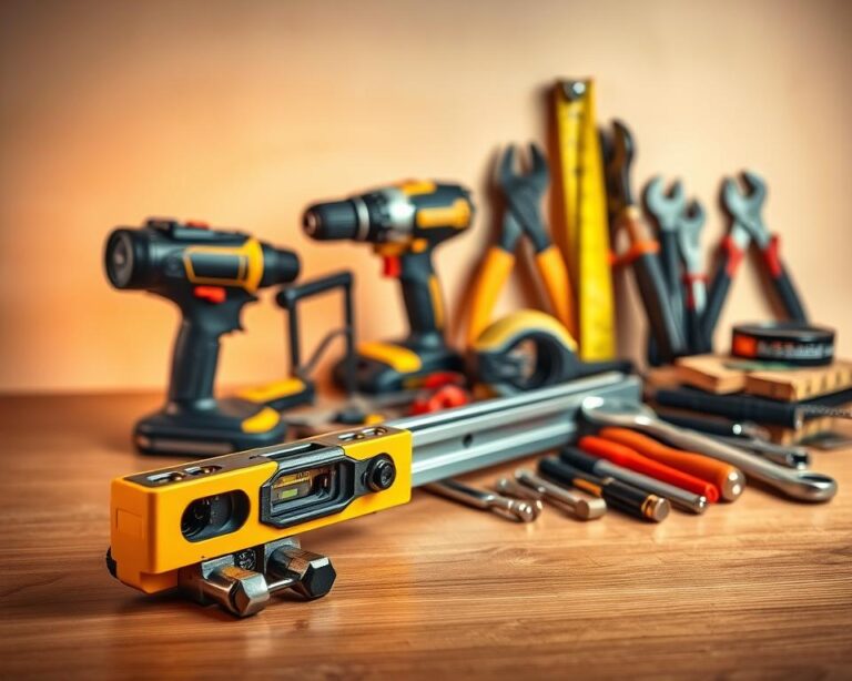 Ferramentas essenciais para montagem e nivelamento