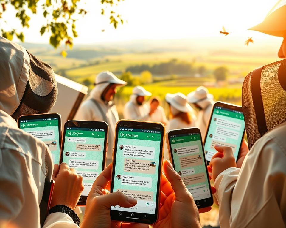 Grupos de WhatsApp: conecte-se com vizinhos apicultores