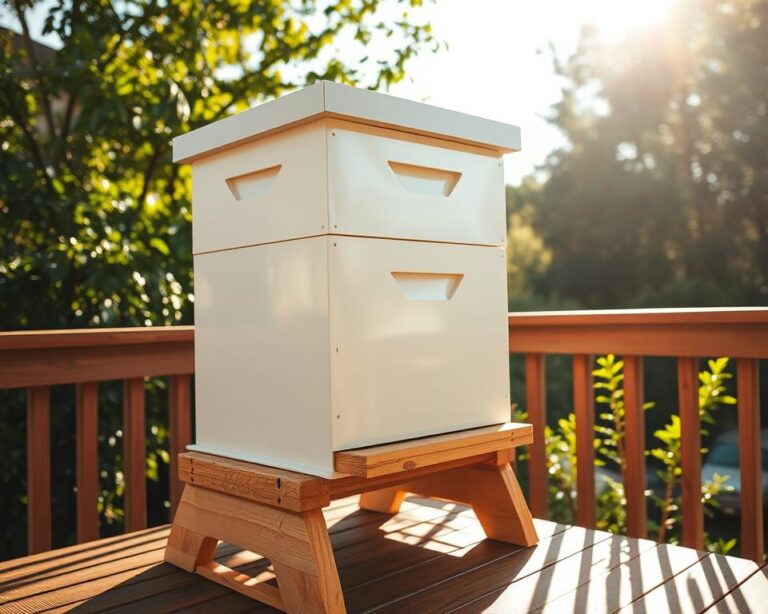 Nivelamento perfeito: balance sua colmeia na varanda