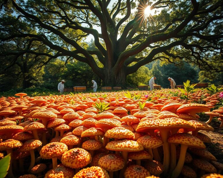 Uso de óleos essenciais para controle de fungos na colônia