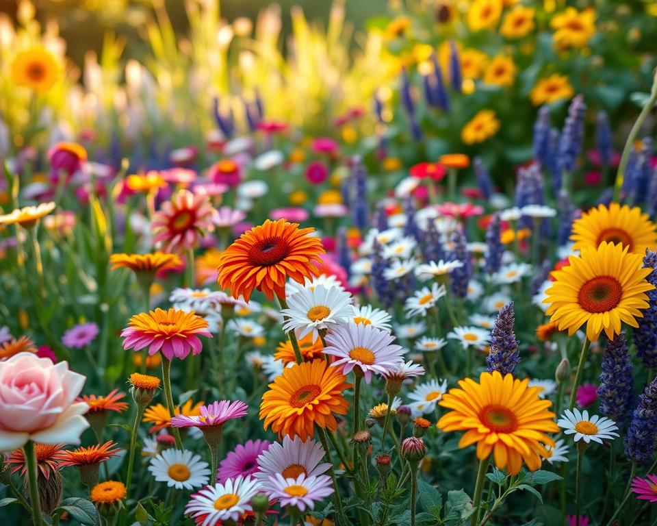 diversidade de flores