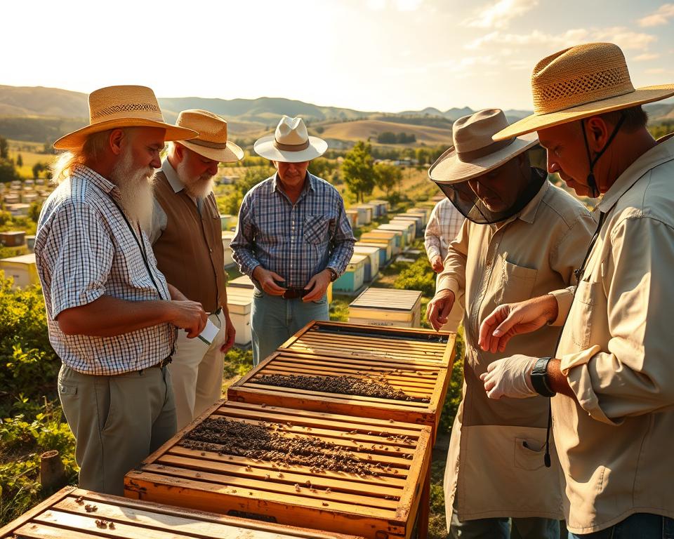 experiências de apicultores
