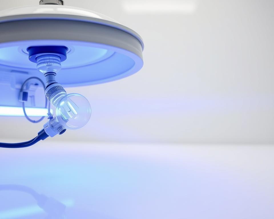 funcionamento da luz UV