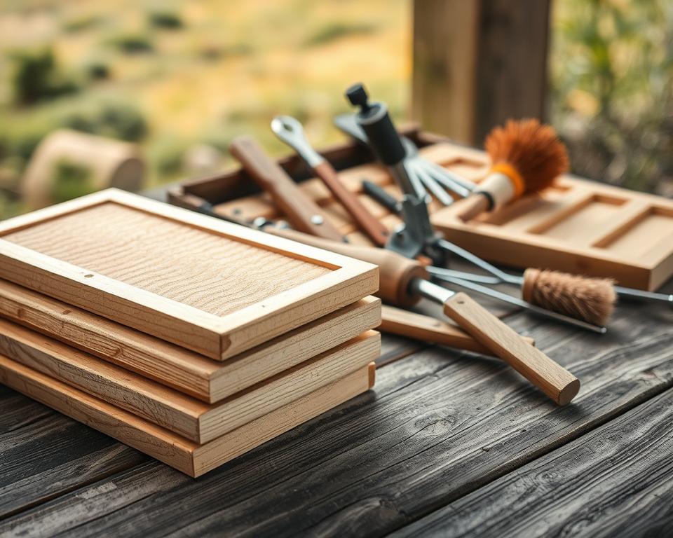 materiais para colmeia