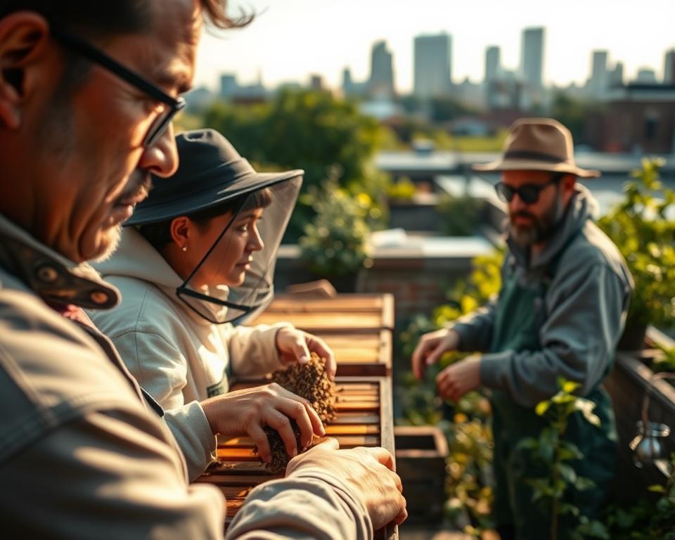 perfis de apicultores urbanos que valem seguir