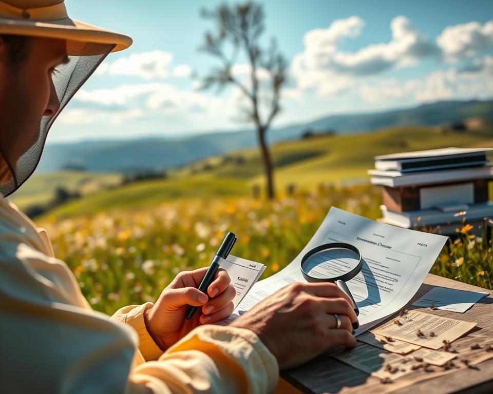 procedimento para licença de colmeias
