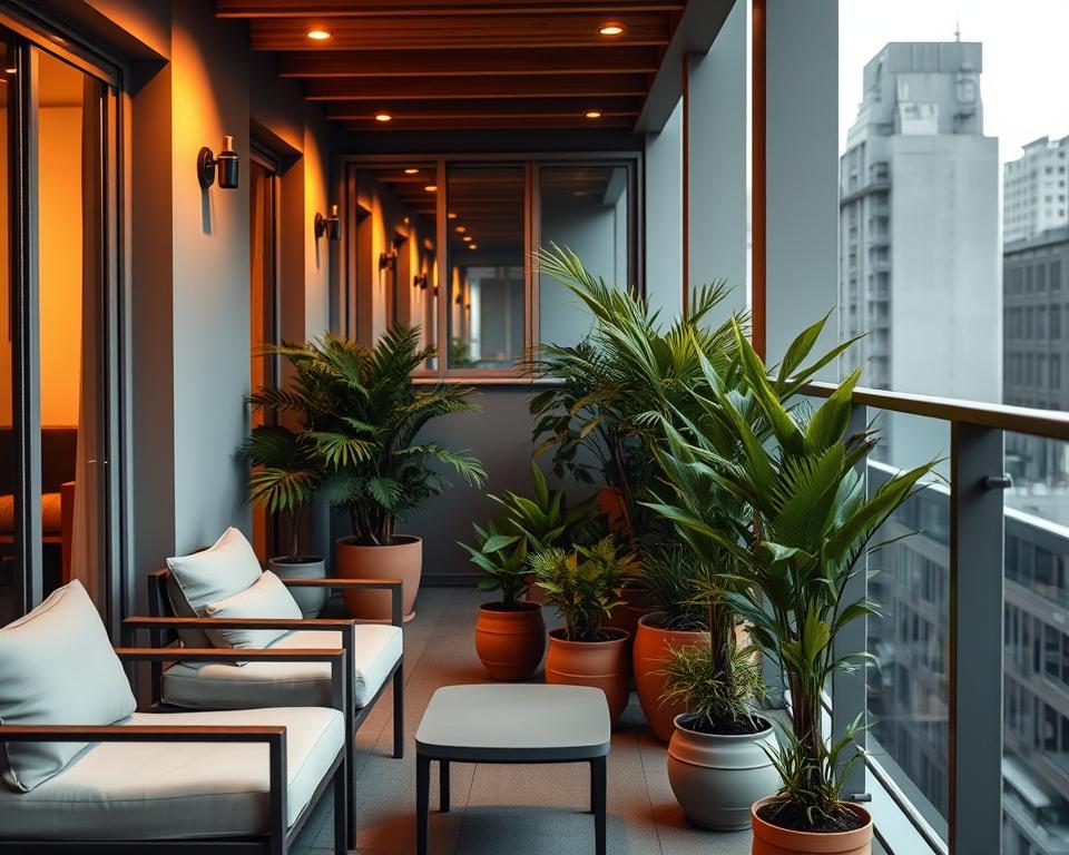 varandas para apartamentos pequenos
