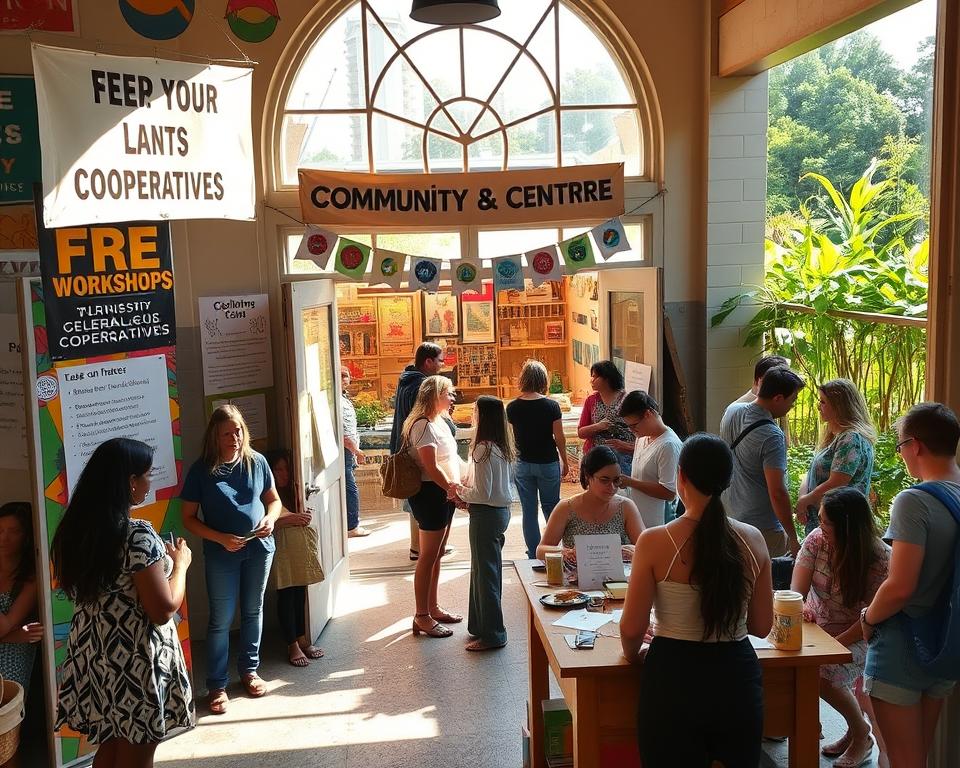 workshops gratuitos de cooperativas locais