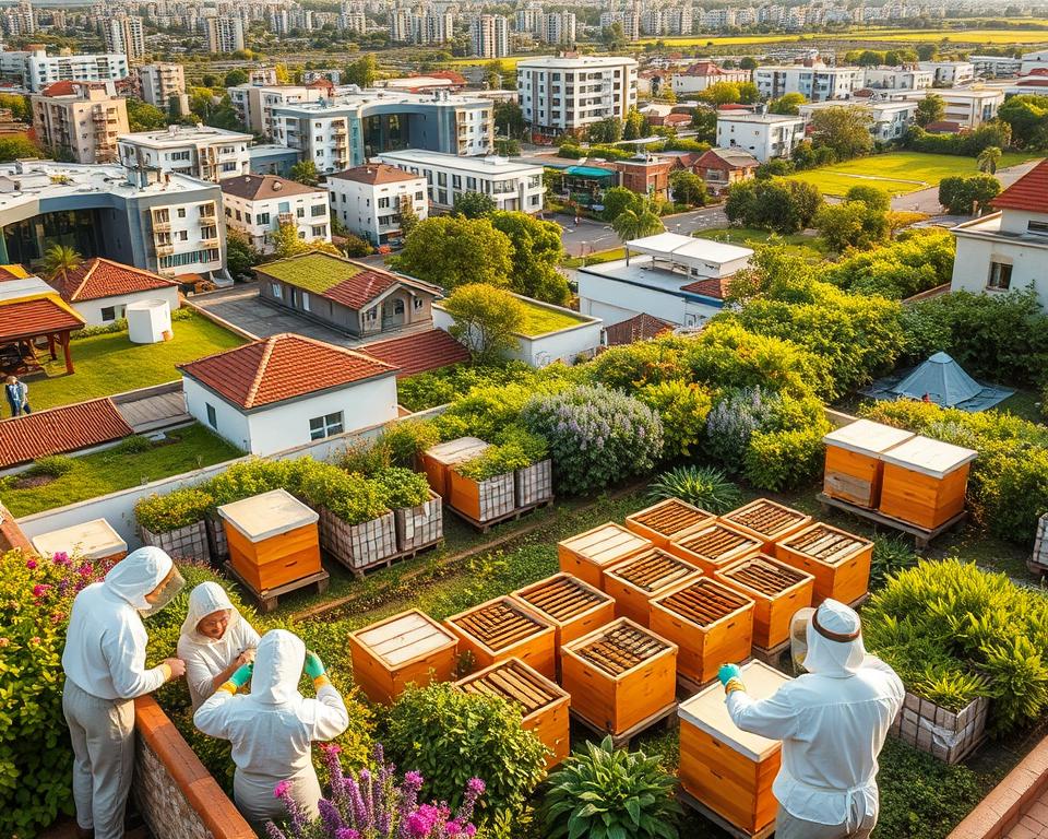 Apicultura urbana regulamentações