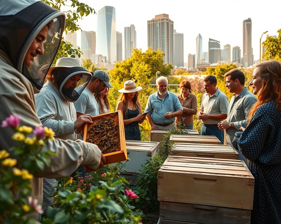 Como formar grupos de apoio em apicultura urbana na sua cidade