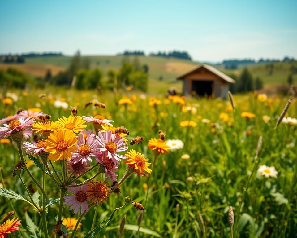 nutrição das abelhas com plantas melíferas