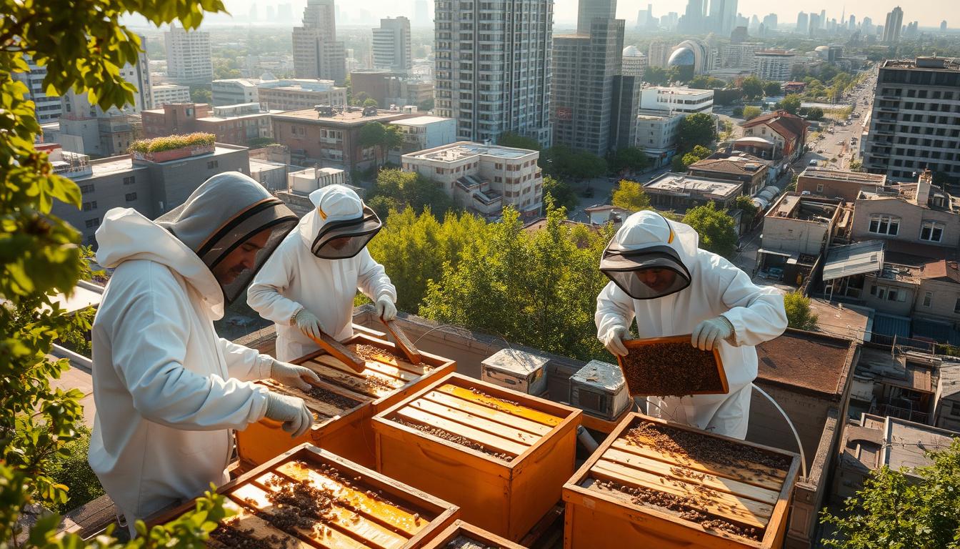 Coleta de Mel na Cidade: Técnicas Seguras e Sustentáveis para Apicultores Urbanos